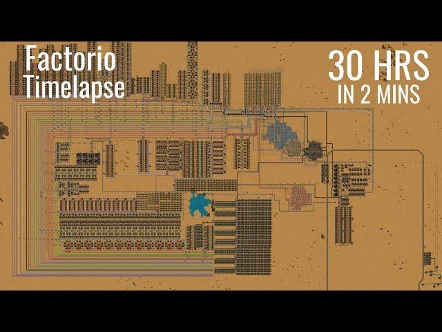 Factorio Timelapse - Vanilla | 4K