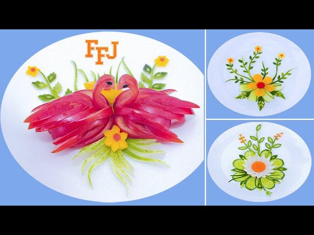 Brilliant Skills In Vegetable Decorations & Food Platter DIY