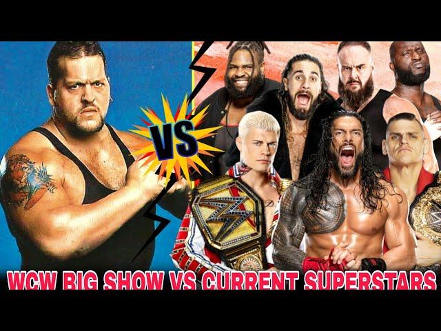 Can WCW Big Show Defeat All WWE Superstars 2024, Big Show vs Omos vs Braun vs Roman vs Odyssey Jones