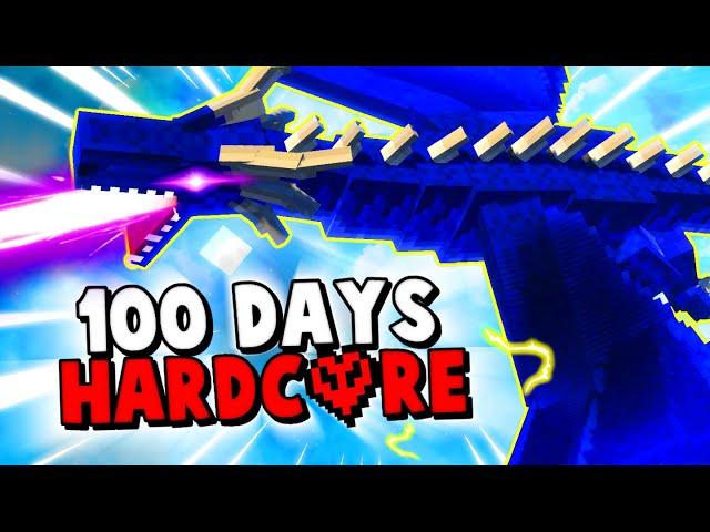 We Spent 100 Days In Hardcore Minecraft In A World Of Dragons