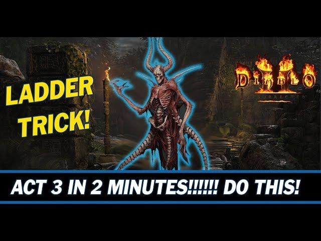 STOP Wasting time in Act 3! Do These 3 Simple steps Diablo 2 Resurrected Ladder Season 9/10