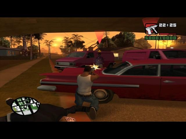 GTA sa DYOM engine - Mission # 20 - House party