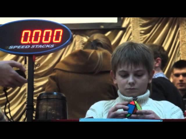 Dnepr Cube Days 2016, Lev Golub Skewb former NR Ukraine, avg-4.51