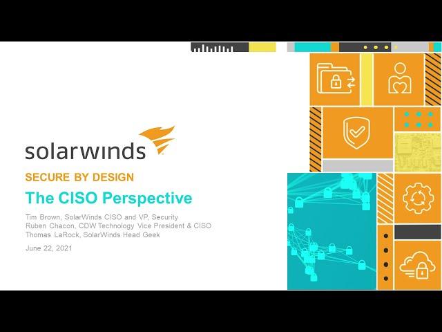 Secure By Design | The CISO Perspective