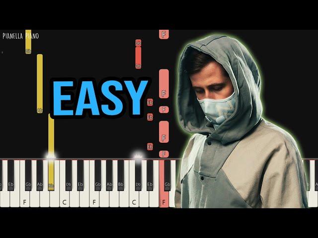 Alan Walker - Do It All For You | EASY Piano Tutorial by Pianella Piano