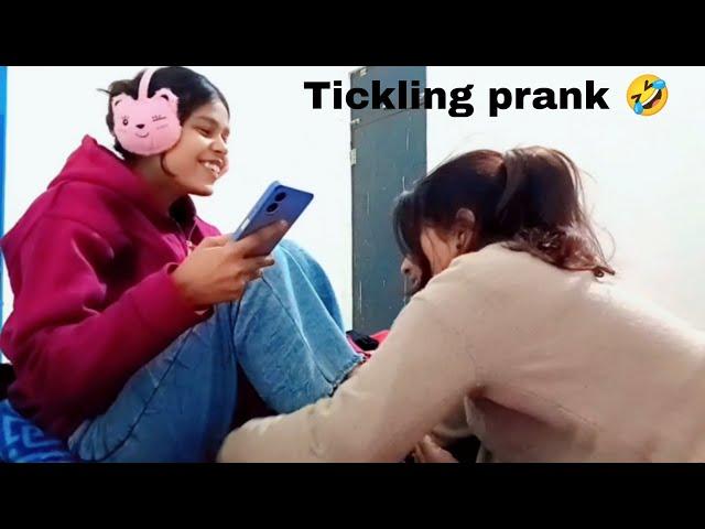 Tickling prank  wait for end #tickling #ticklingchallenge #gudgudichallenge