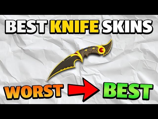 Ranking Every VALORANT KNIFE From Worst to Best!