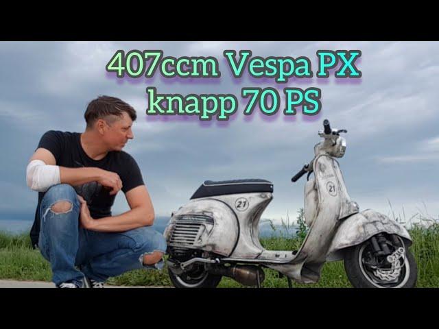 407ccm knapp 70 PS Vespa PX wie fährt sich sowas?!