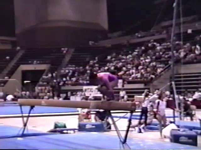 1990 Jr. Pan Am Champs. gymnastics, W AA & EF