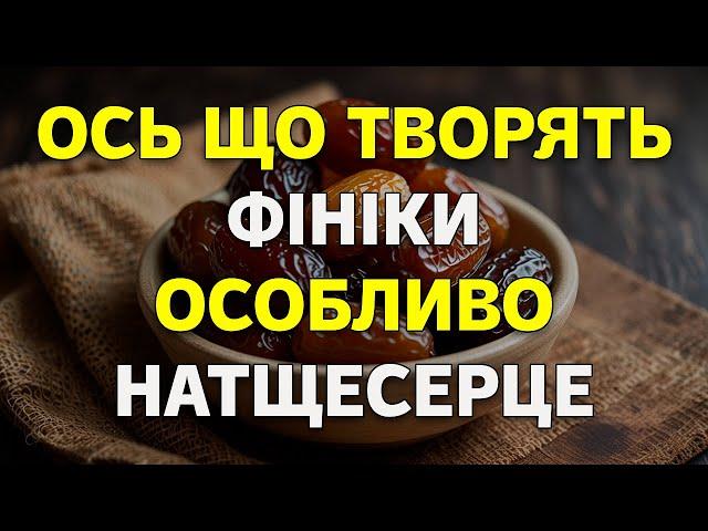 Навіть 1 ФІНІК, з'їдений натщесерце, може спричинити незворотні процеси в організмі