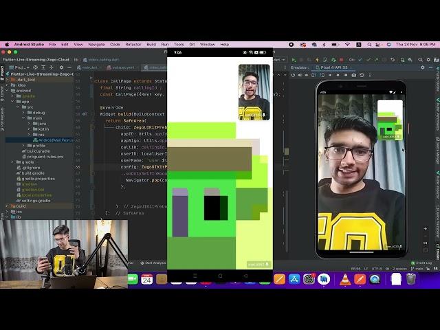 Flutter 1-1 Video Calling with ZEGOCLOUD SDK