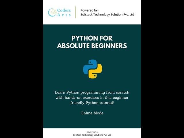 Online Python Training - Python Course Syllabus | Codersarts Training