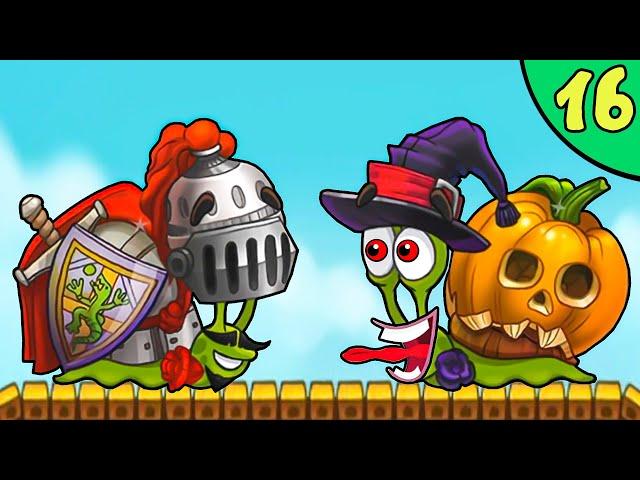 Несносный УЛИТКА БОБ 3. Серия 16. Рыцарь и тёмный маг. Игра Snail Bob 3 на канале Игрули TV