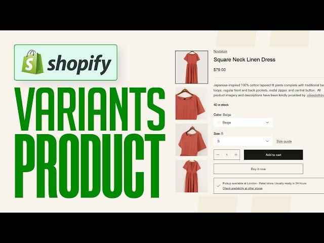 How To Add Variants In Shopify (2024) Step by Step Tutorial