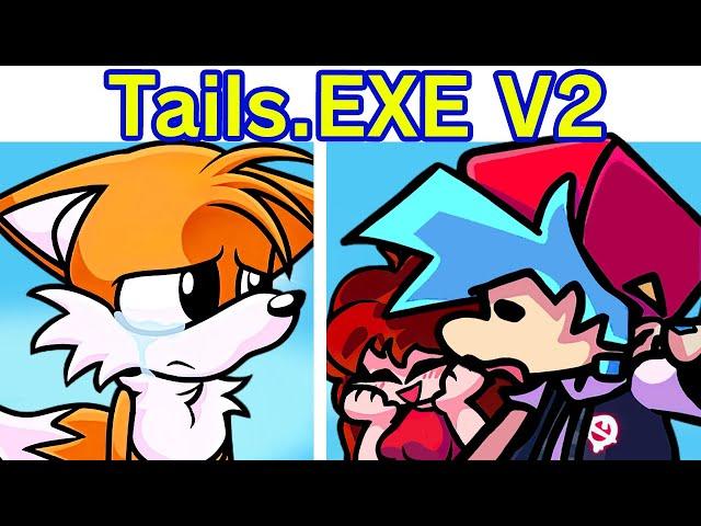 Friday Night Funkin' VS Tails.EXE V2 FULL WEEK (FNF Mod/Hard) (Creepypasta/Horror/Tails EXE Mod)