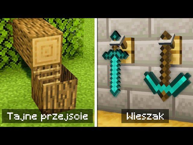 15 BUILD HACKÓW do MINECRAFT które ZMIENIĄ TWÓJ ŚWIAT!