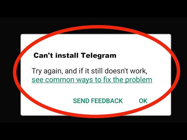 Fix Can't Install Telegram App Problem On Playstore | Play Store