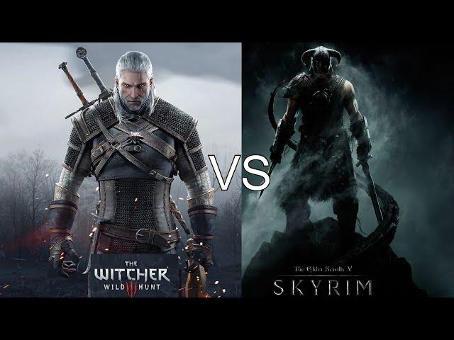 Топовое сравнение The Witcher 3: Wild Hunt VS The Elder Scrolls V: Skyrim I Ведьмак VS Скайрим