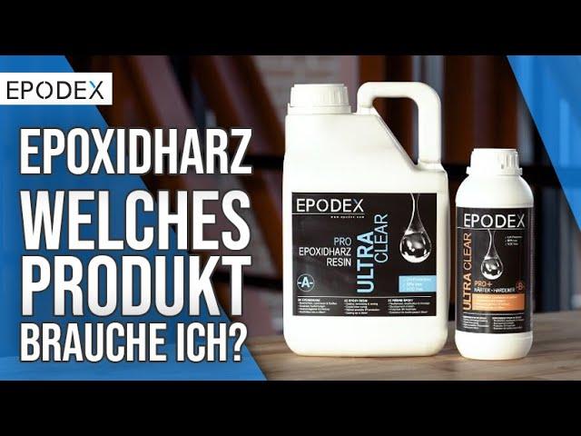 Epoxidharz Systeme von EPODEX - Systemvergleich ECO, ECO+, ECO MAX, PRO, PRO+ und PRO MAX