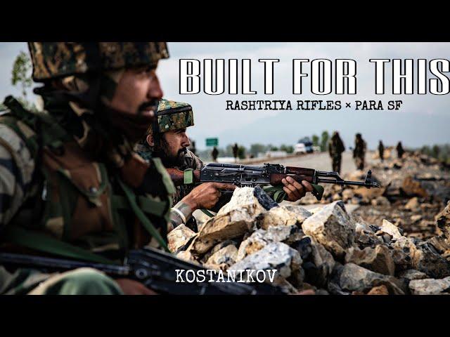 Built For This | Rashtriya Rifles × SOG × CRPF | Military Motivation