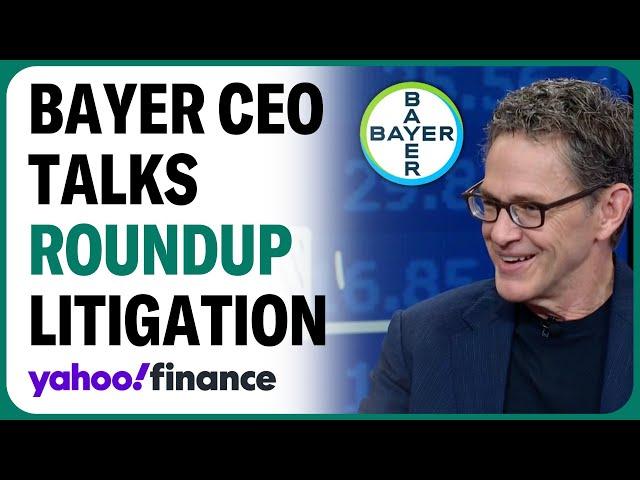 Bayer CEO: Roundup is 'safe,' and litigation is driving prices up