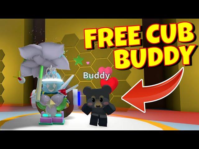 How to get a FREE CUB BUDDY in BEE SWARM SIMULATOR