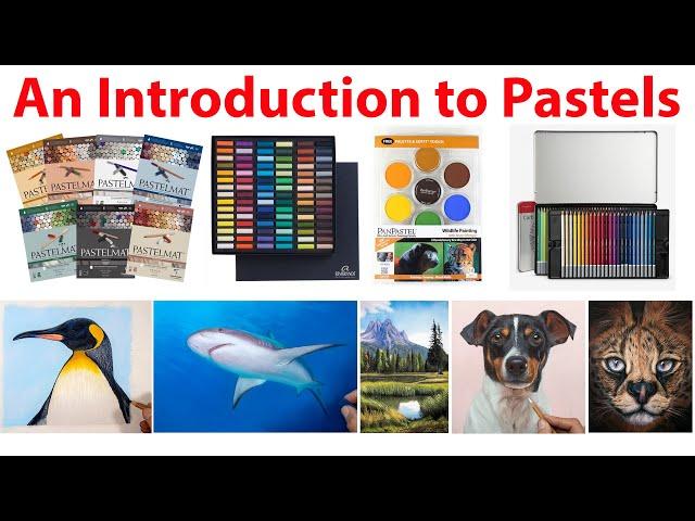 Introduction to Pastels - Pastel Pencils, Pastelmat Paper, PanPastels, Pastel Sticks - Jason morgan