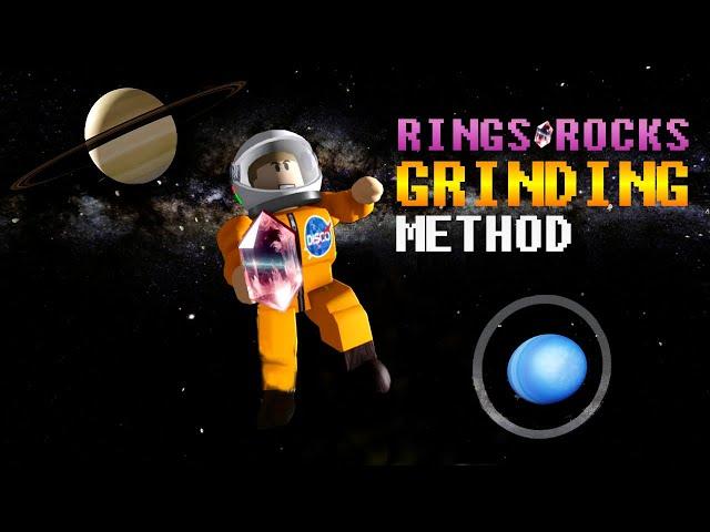 RINGS ROCKS GRINDING Method and TUTORIAL in Space simulator on Roblox