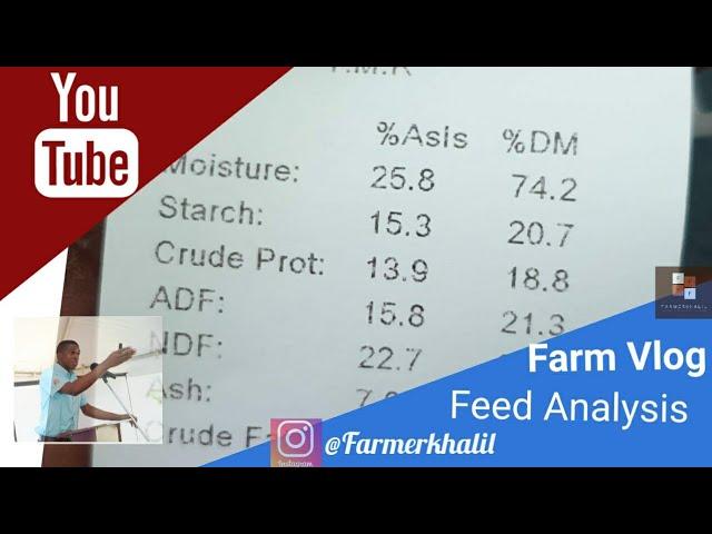 Small Ruminant Nutrition  Feed Analysis with Farmer Khalil
