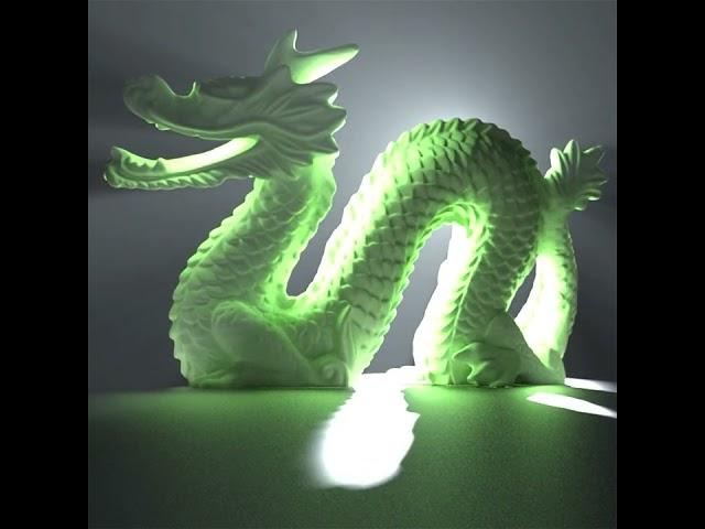 China Culture Dragon Rendering - Cinema 4D + Redshift