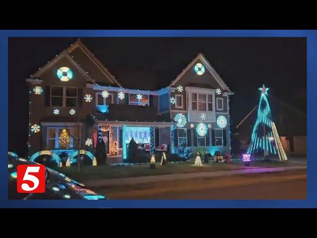 Hobbs Family Lights home spreads holiday light and joy