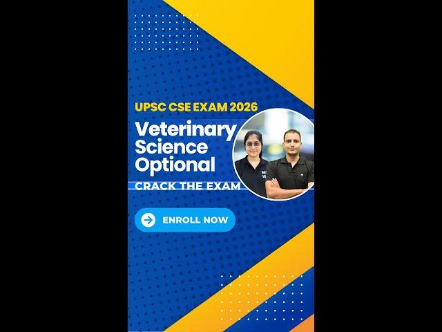 Crack UPSC CSE With Veterinary Science Optional | Wise IAS