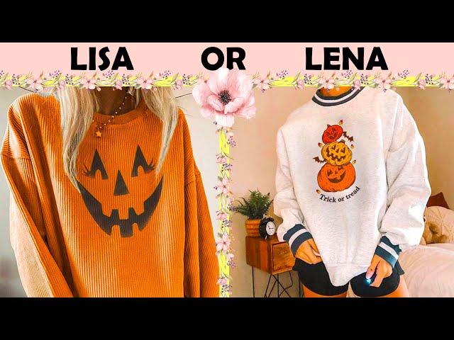 LISA or LENA  Halloween  Outfits, Costumes, Food