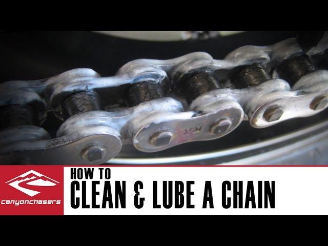 How to Clean and Lube a Motorcycle Chain 