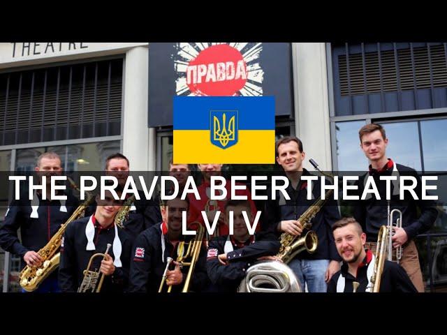 LVIV GECE HAYATI  THE PRAVDA BEER THEATRE  UKRAINE ПРАВDА Ocrhestra (ресторан Правда во Львове)