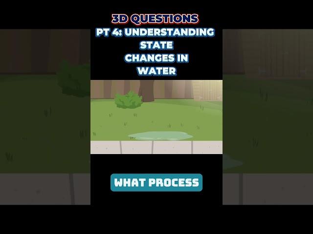PART 4 : Water State Changes: 3-D Questions from Steamspirations