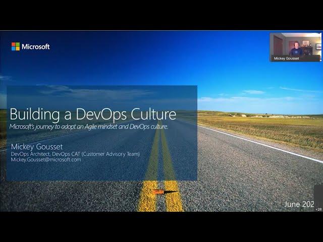 Build a DevOps Culture: Microsoft's Journey to adopt an Agile Mindset and DevOps culture - Gousset