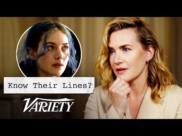 Does Kate Winslet Know Lines From Her Most Famous Films & TV Shows?