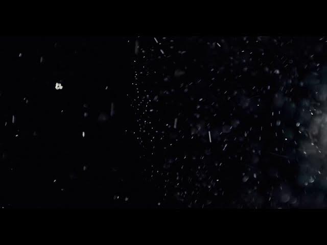 4K Organic Dust Particles On Black Background - Overlay