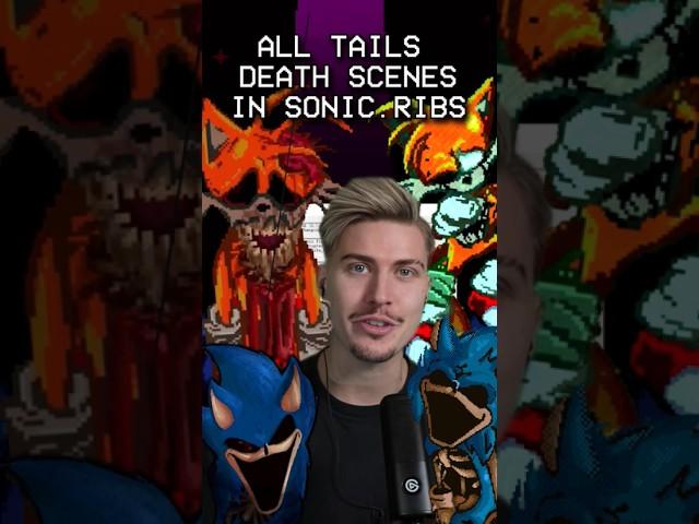 ALL TAILS DEATH SCENES IN SONIC.RIBS #shorts  #sonicexe #exe #sonic #tails #sonichorror #luigikid