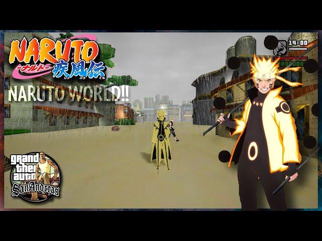 GTA SA Naruto World City Modpack PC ( Full Maps, Full Jutsu, Full Skin ) GTA San Andreas Mod Naruto