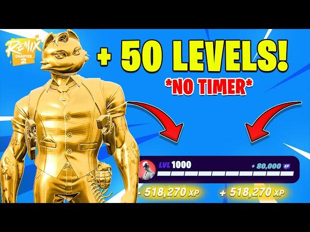 *NO TIMER REAL* BEST FORTNITE XP GLITCH MAP TO LEVEL UP FAST IN OG CHAPTER 2 REMIX