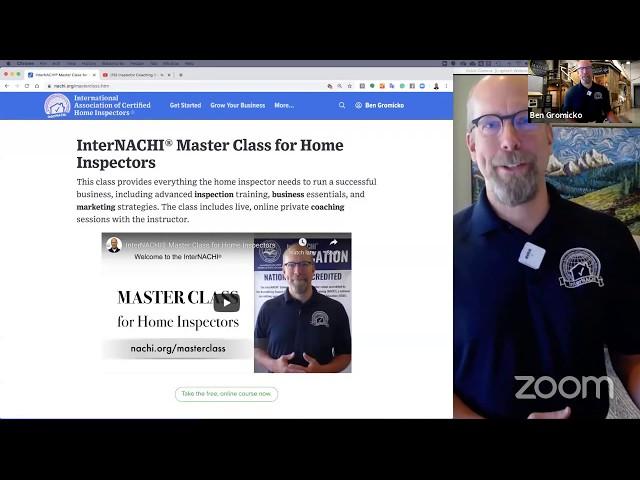 Inspector Coaching Session #1 with InterNACHI's Ben Gromicko