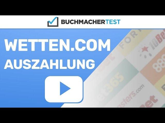 Wetten.com Auszahlung