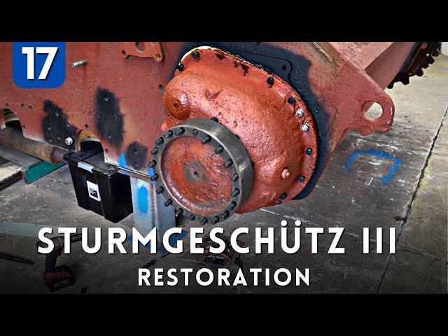 WORKSHOP WEDNESDAY:  Bending WWII German StuG armour plate and fitting restored final drives