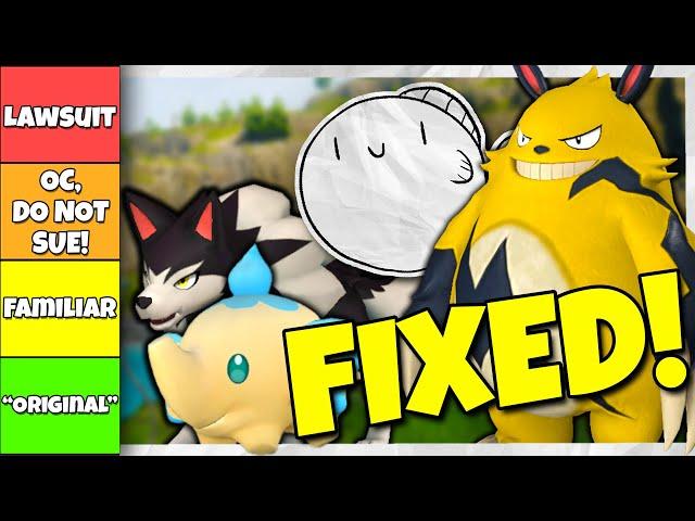 Fixing The PALWORLD Plagiarism Tier list