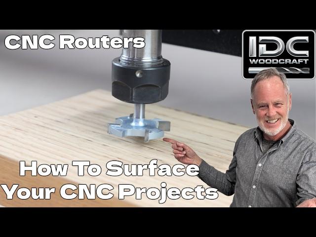 How To Surface CNC Projects and Flatten Slabs BEFORE Carving, CNC Router Surfacing