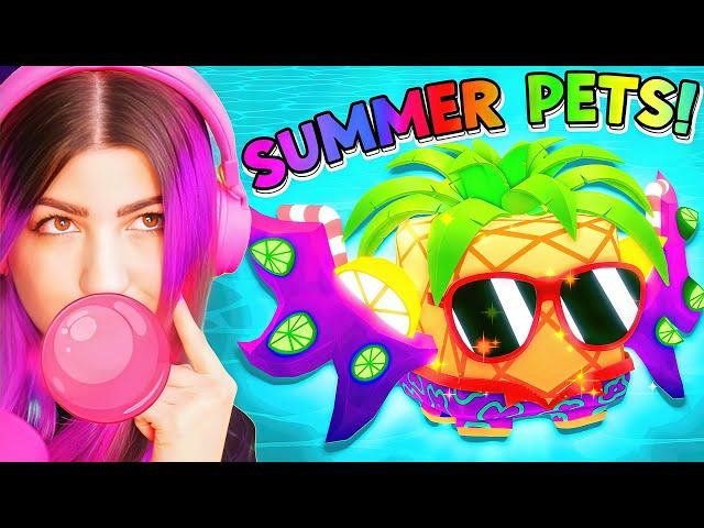Getting EVERY SUMMER PET in Bubble Gum Simulator Infinity!