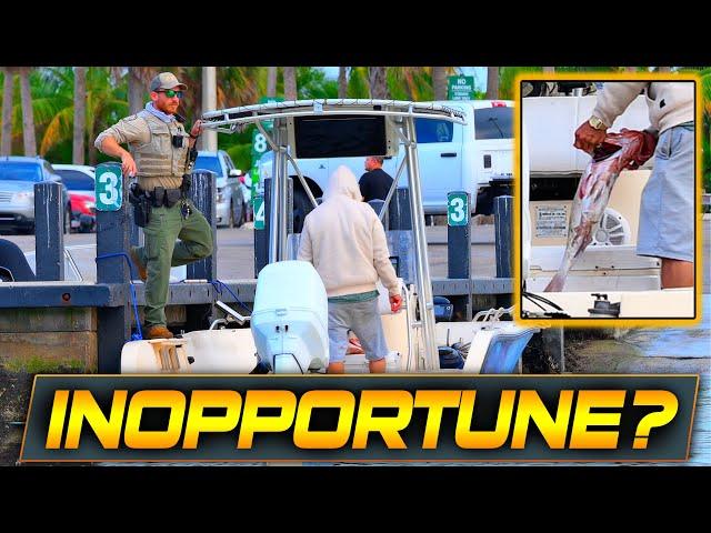 Surprise Check Catches Fisherman Off Guard at Miami Boat Ramp | Boat Zone