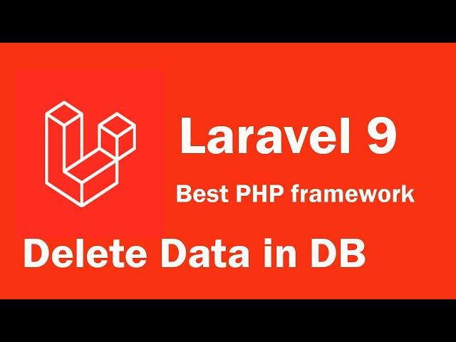 Laravel 9 tutorial - Delete Data in Database table (MySQL)